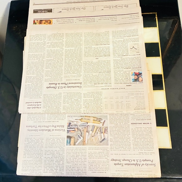 9/19/2001 edition NYT - Picture 4 of 7